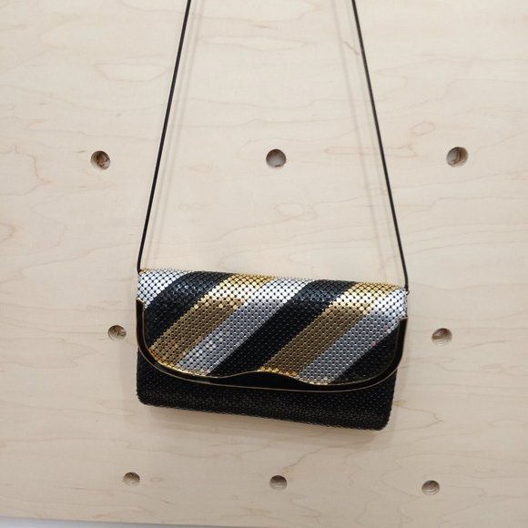 Fantastic Metal Mesh Evening handbag Prom Wedding Bridesmaid Formal Dance Purse - Picture 1 of 6